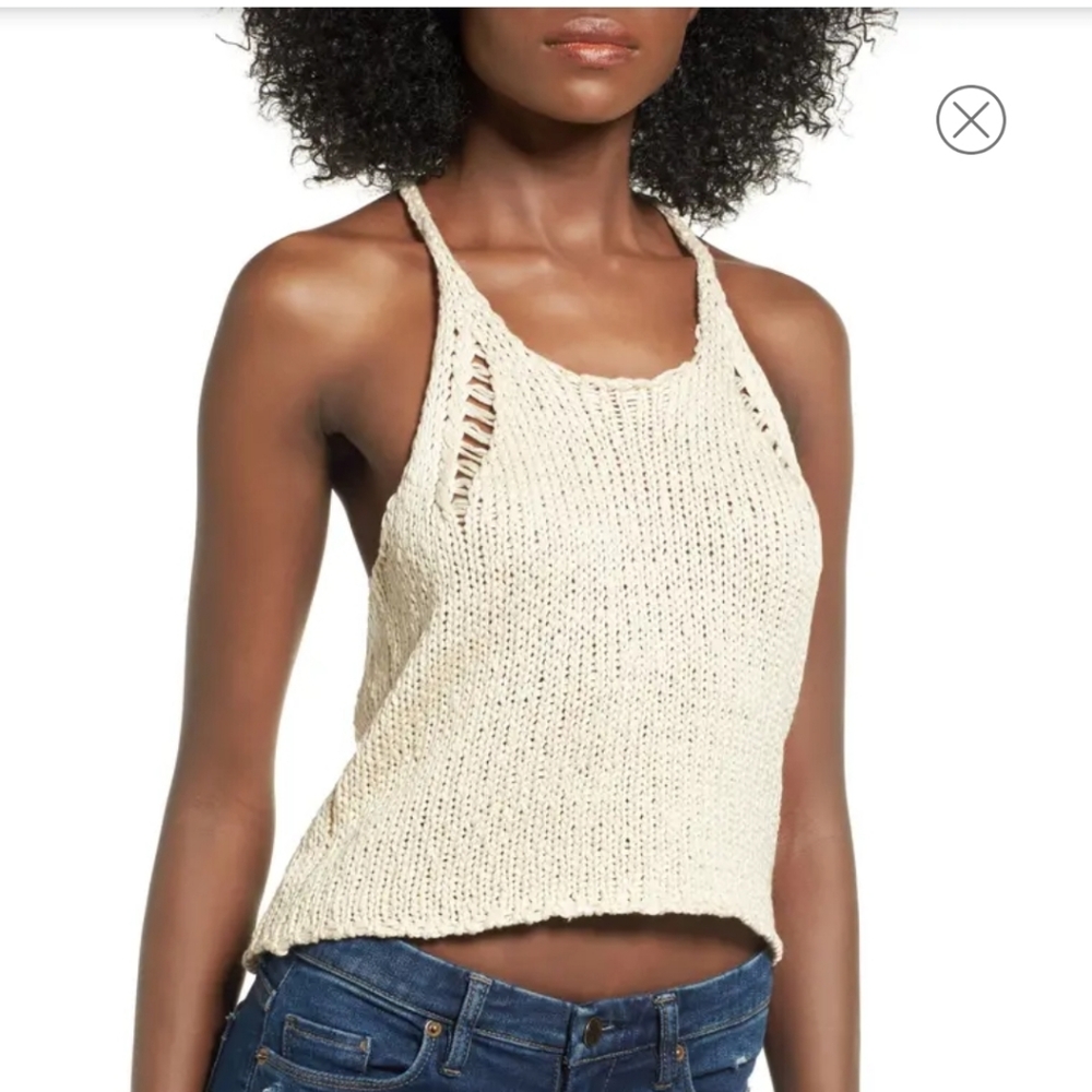BOHO ASTR the label knit tank sz L
